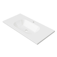 Stadium Slim Countertop with Single Integrated Basin